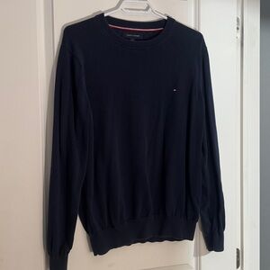 Navy blue cotton Tommy Hilfiger sweater